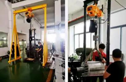四不像現(xiàn)身工廠車(chē)間，專(zhuān)業(yè)人士稱(chēng)之為工位智能提升機(jī)