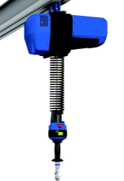 汽車(chē)生產(chǎn)線(xiàn)使用智能提升機(jī)組裝汽車(chē)組件